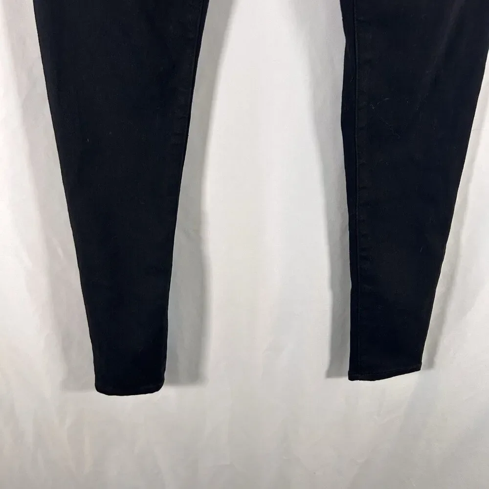 New Gap Maternity Jeggings Women's 27 4L Long Black Pull On Stretchy 30" Inseam - Picture 3 of 7